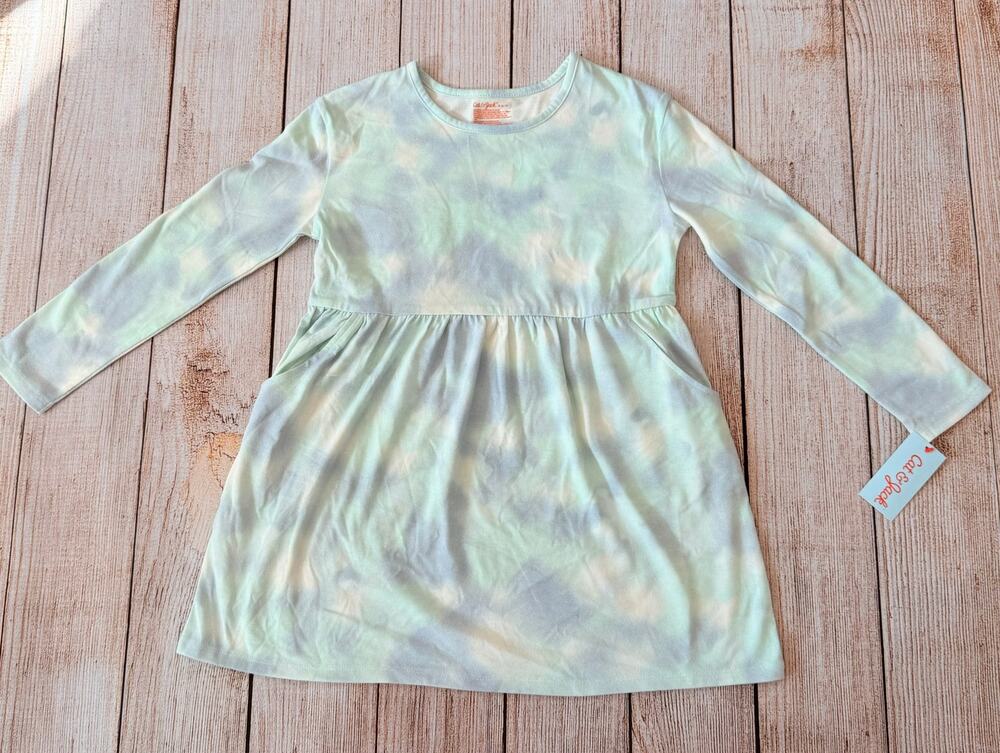 NWT Girls Small (6/7) CAT & JACK Long Sleeve Dress